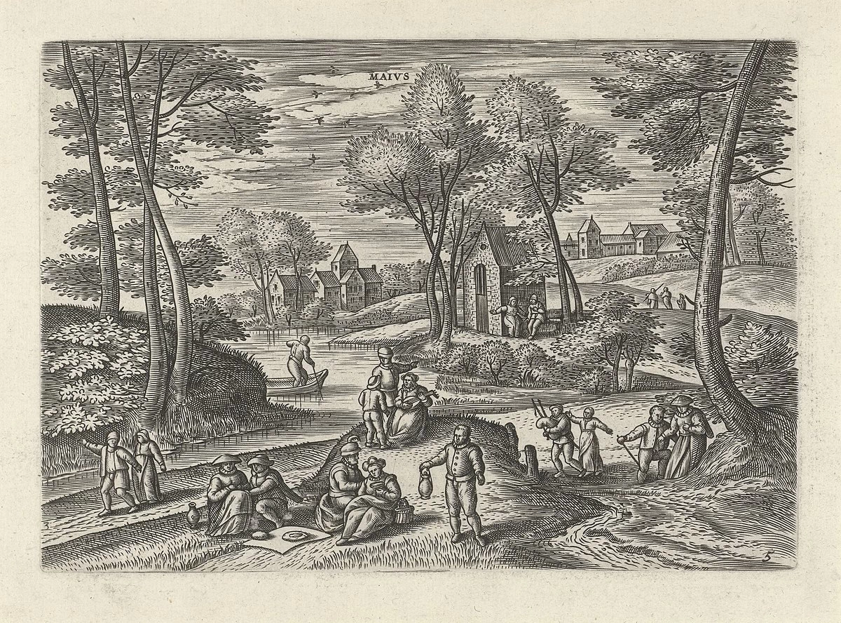 I dodici mesi, maggio - Rijksmuseum